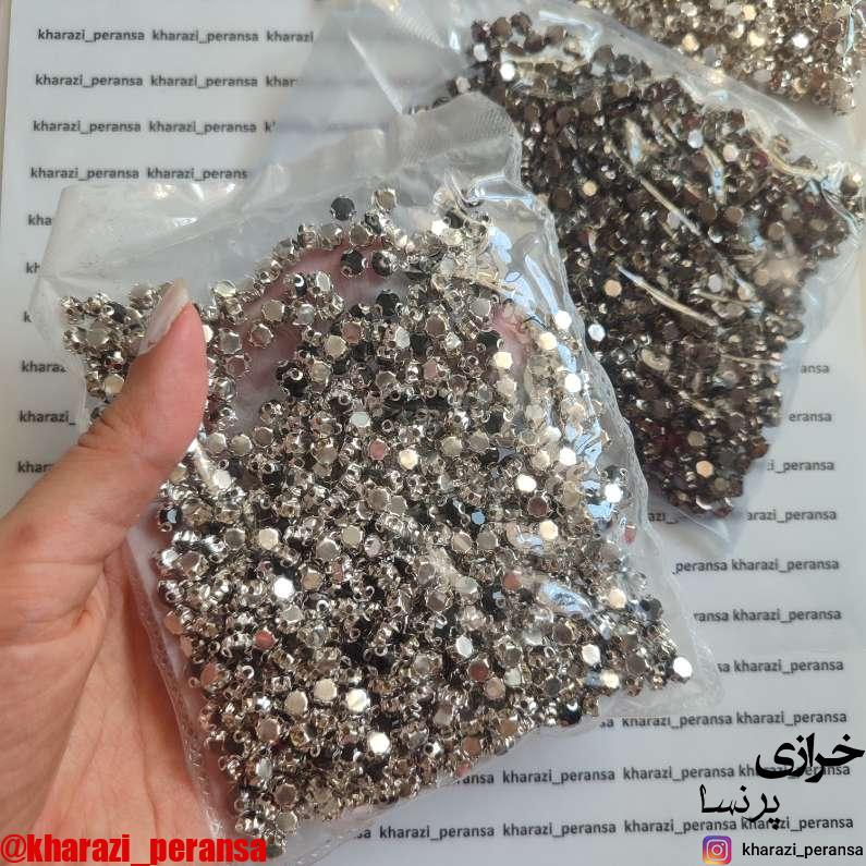 نگین پایه دی رنگ شامپاینی - تصویر 2
