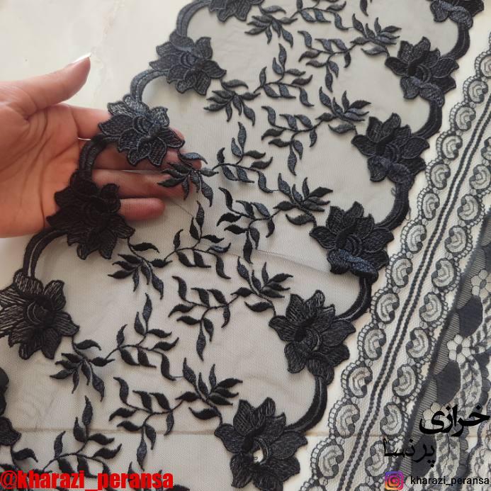 تور پهن عرض 20 سانت(مشکی)