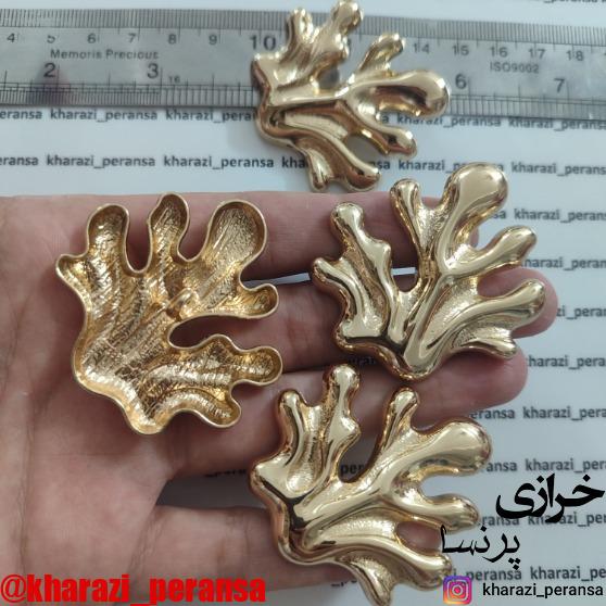 دکمه  رنگ ثابت پینترستی  برگ شاخه ای