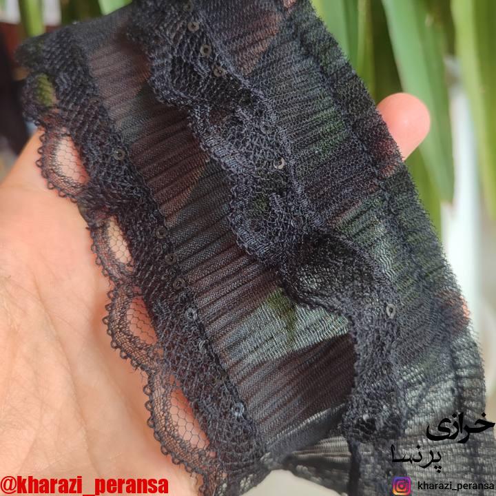 نوار پلیسه دوبل پارچه ای