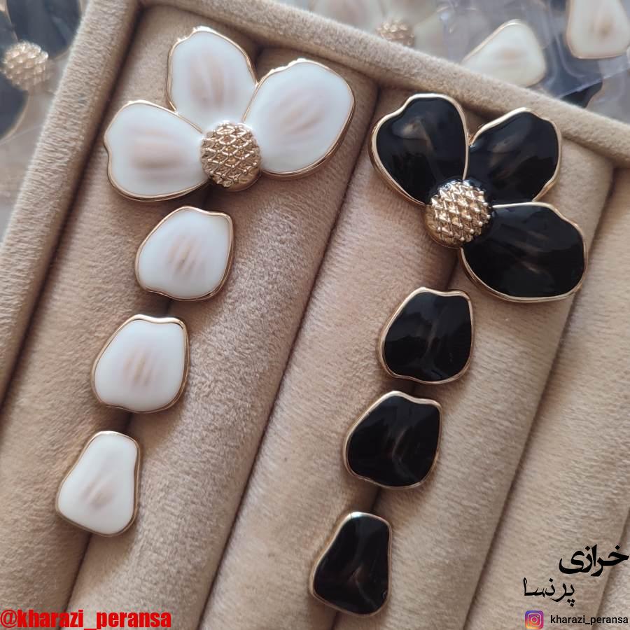 دکمه پینترستی گل 4 تکه بابونه